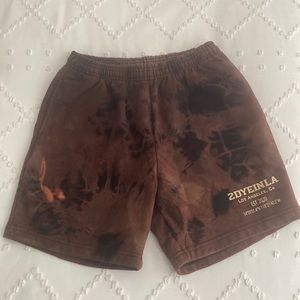 Brown Tye Dye shorts